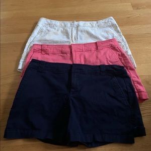 3 pair NY and Co shorts size 6